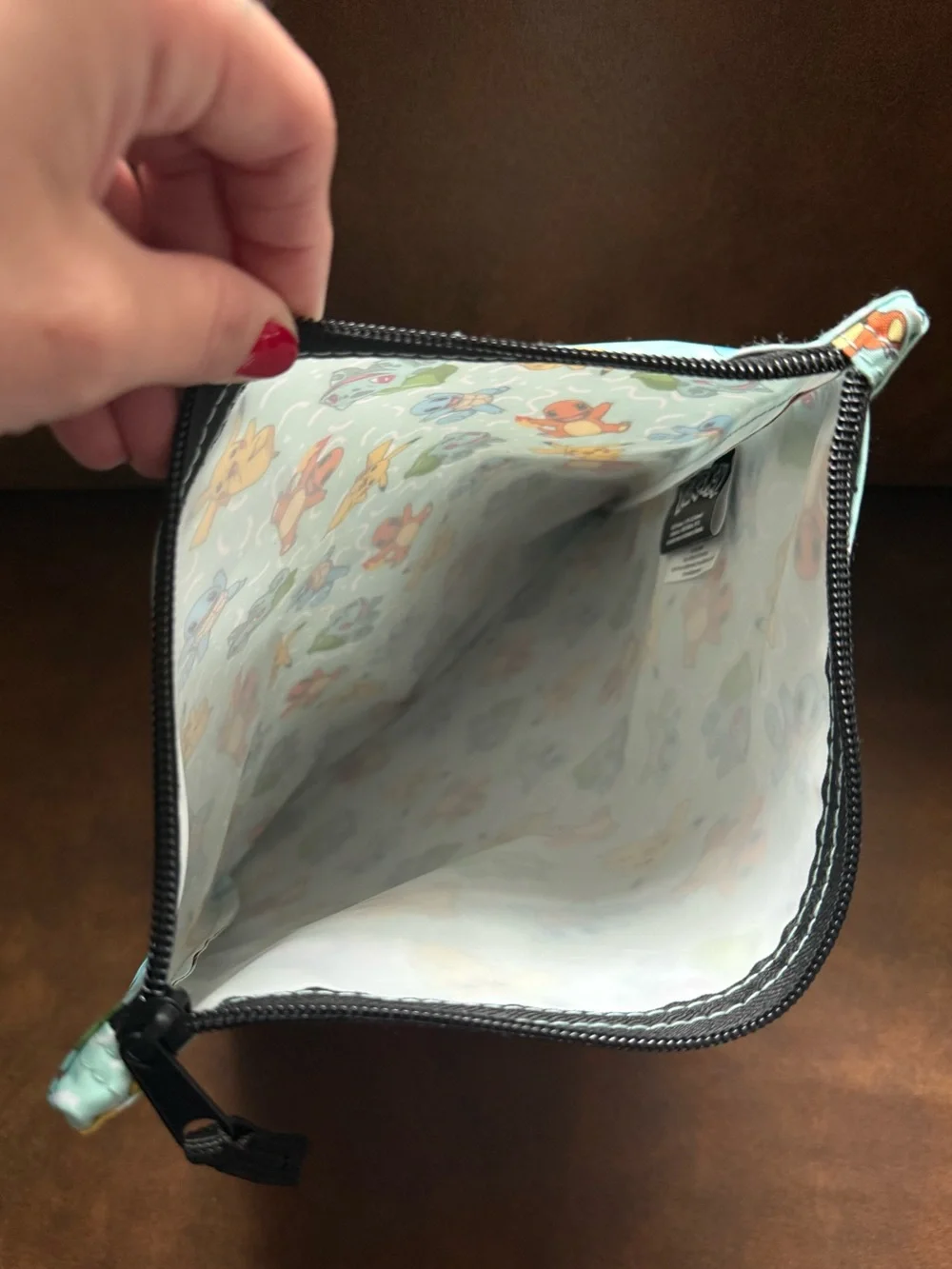 🆕 Bioworld Pokémon All-Over-Print Laptop/Utility Zipper Pouch Bag